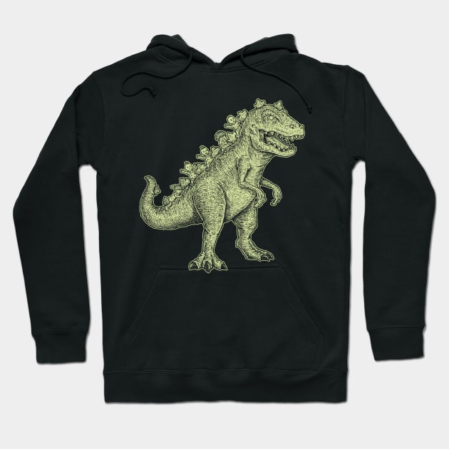 reptar one ink Hoodie by Firebrander